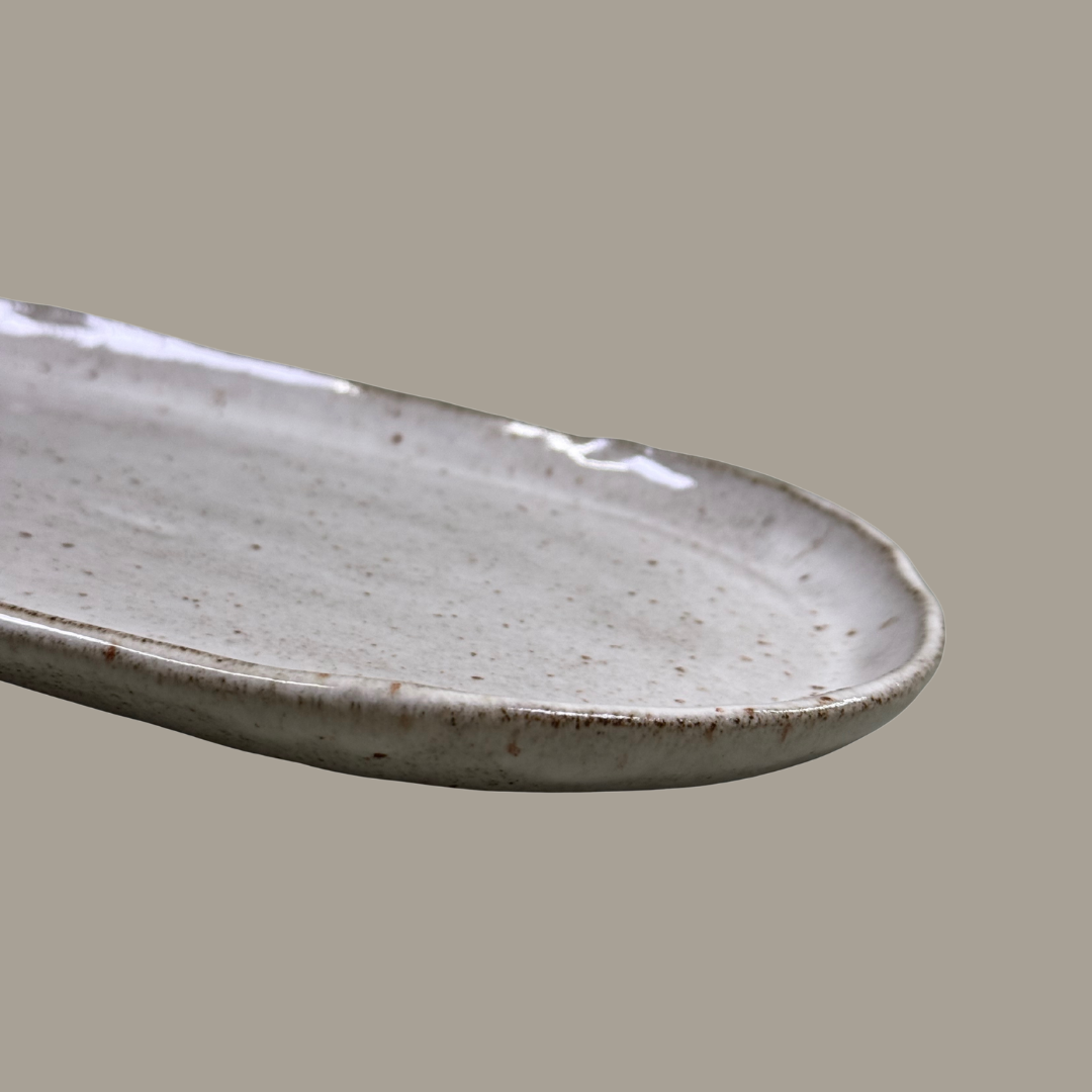 Ovaal bord Glossy Speckles