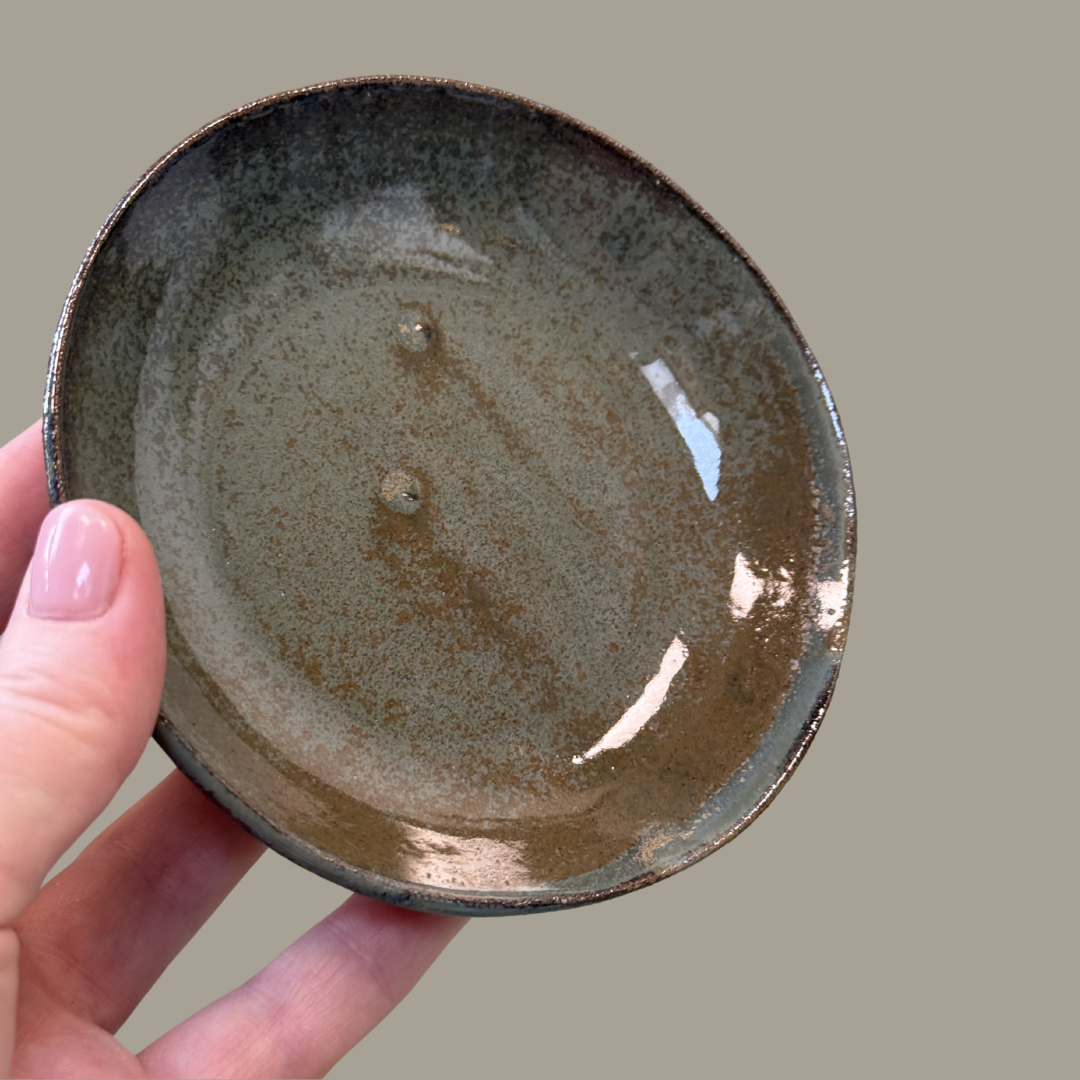 Mini bordje rond Smoke