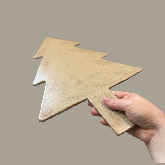 Serveerplank kerstboom Claydust