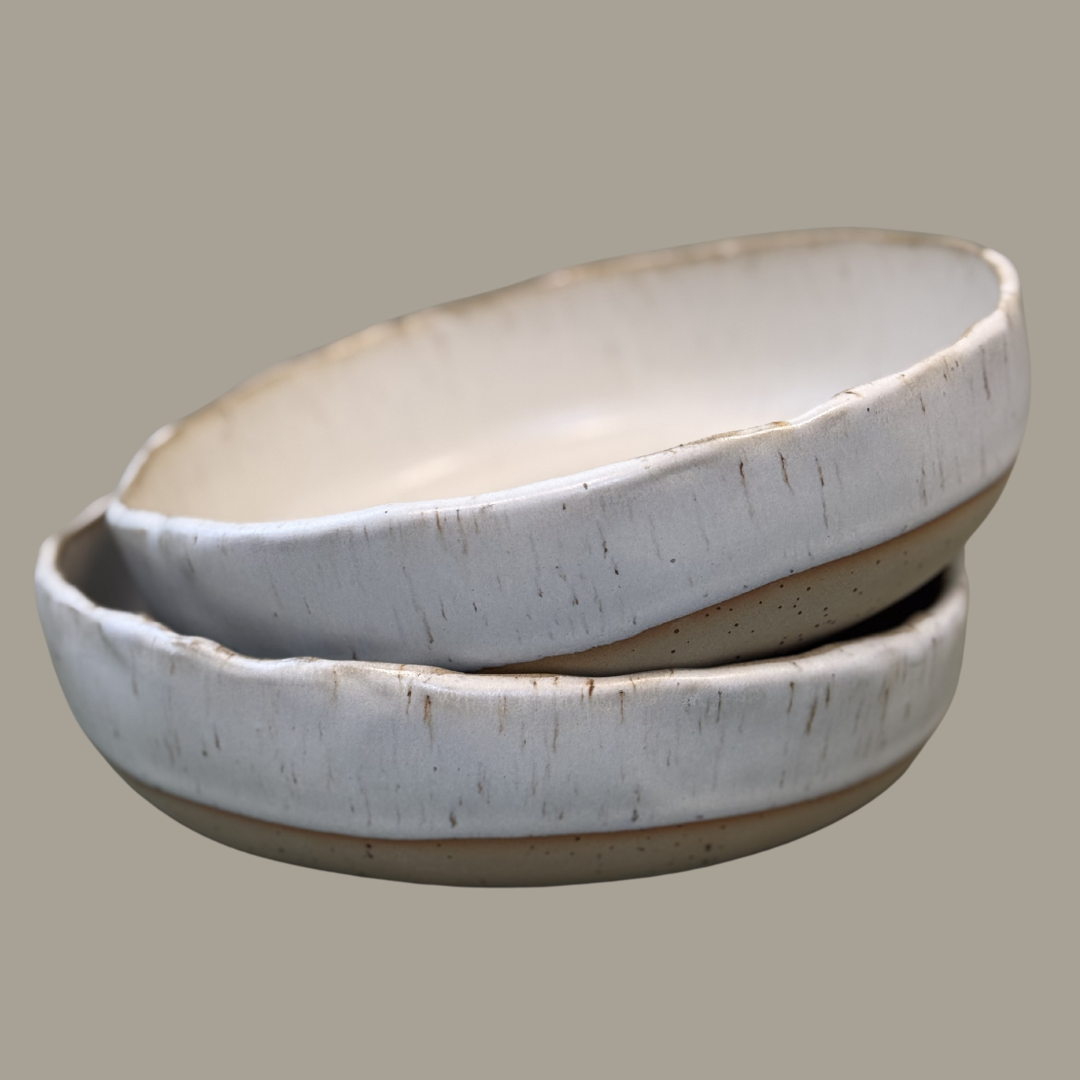 Pasta bowl Frosted Pebble