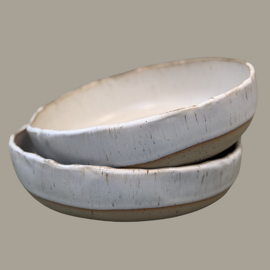 Pasta bowl Frosted Pebble