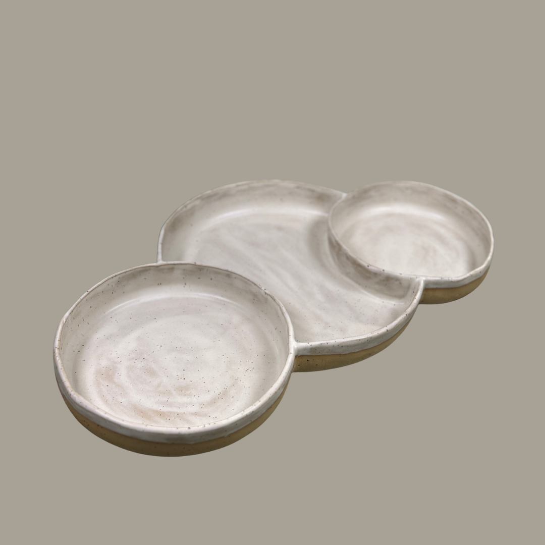 Hapjesschaal Frosted Pebble