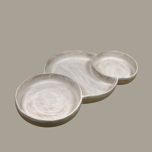 Hapjesschaal Frosted Pebble