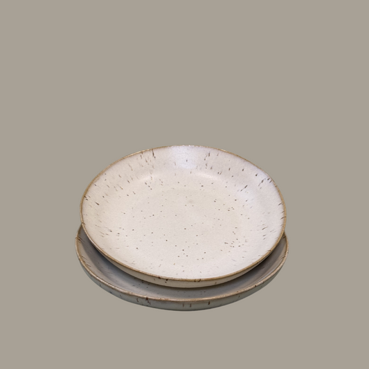 Mini bordje rond Frosted Pebble