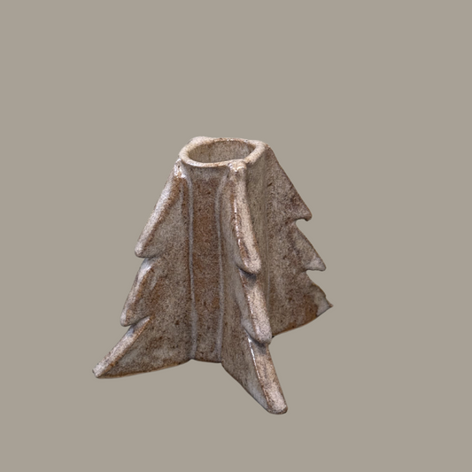 Kerstboom kaarshouder Claydust