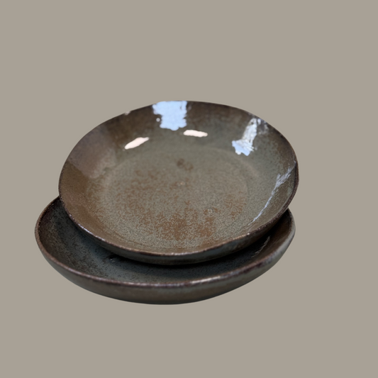 Mini bordje rond Smoke
