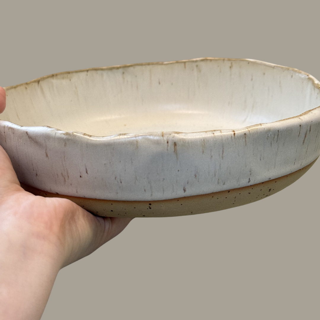 Pasta bowl Frosted Pebble