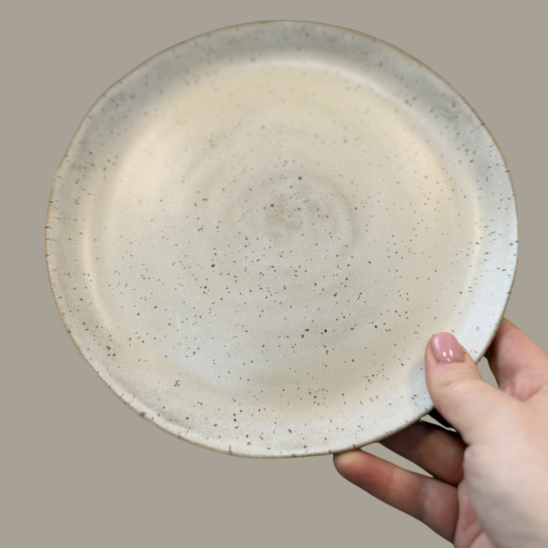 Bord rond Frosted Pebble