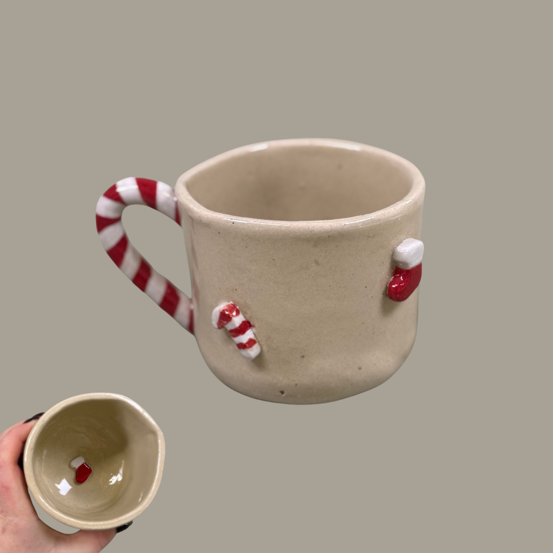 Kerstmok met figuurtjes