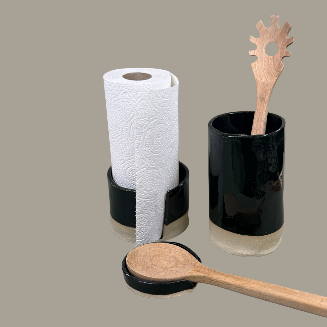 Lepelhouder Black Gloss