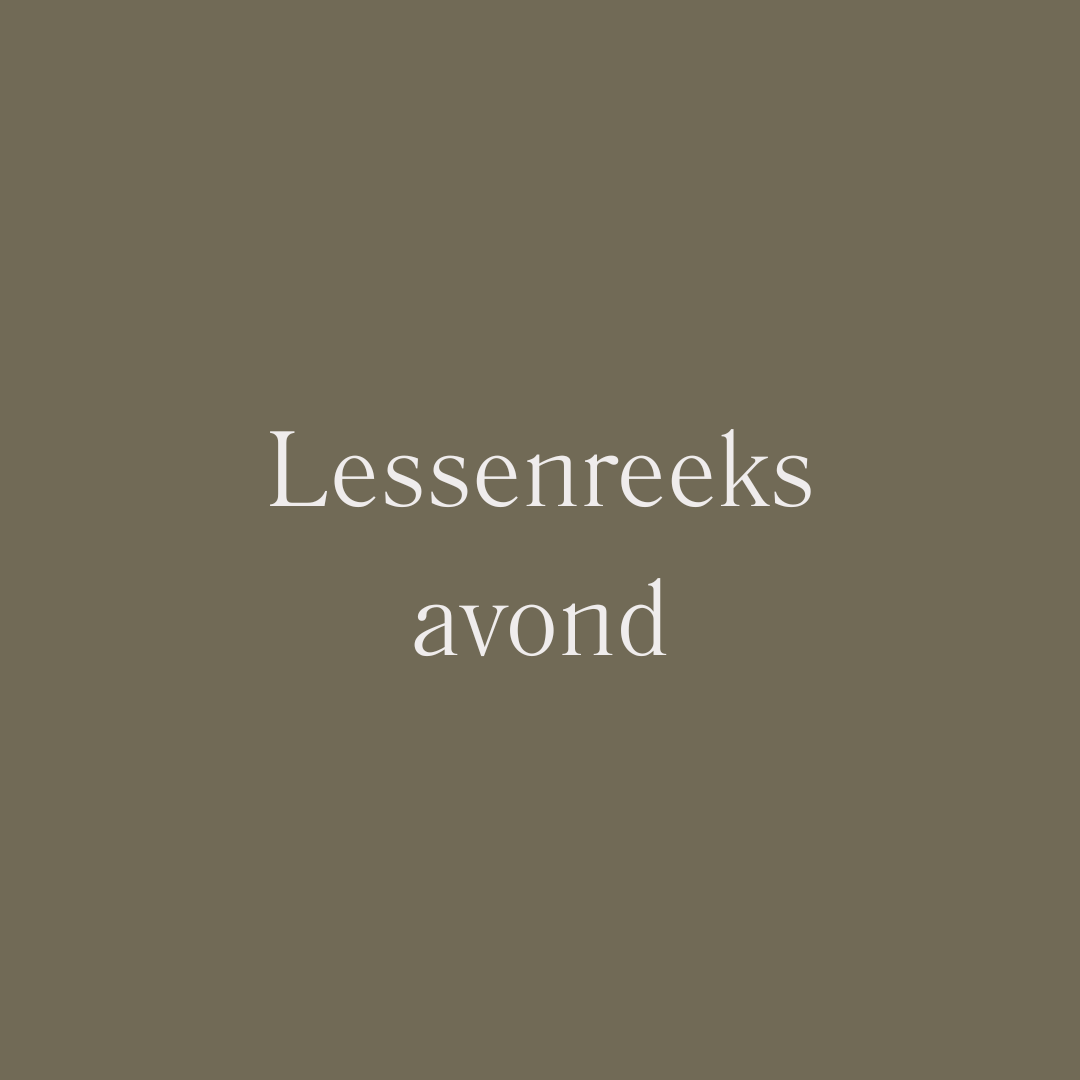 Lessenreeks - avond